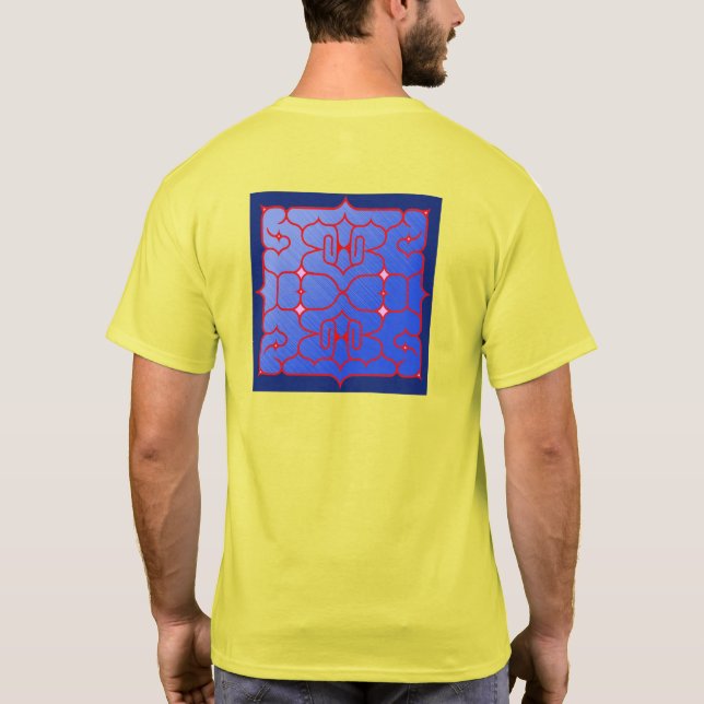 Camiseta アイヌ柄  北海道 Tシャツ　 Hokkaido Ainu pattern T-s (Reverso)