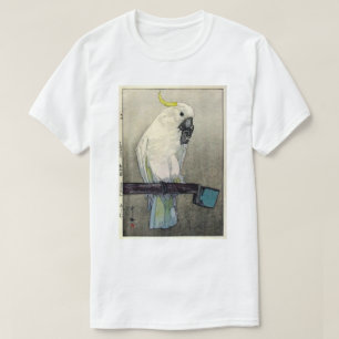 Camiseta オウム del ・ del キバタン, cockatoo Azufre-con cresta,