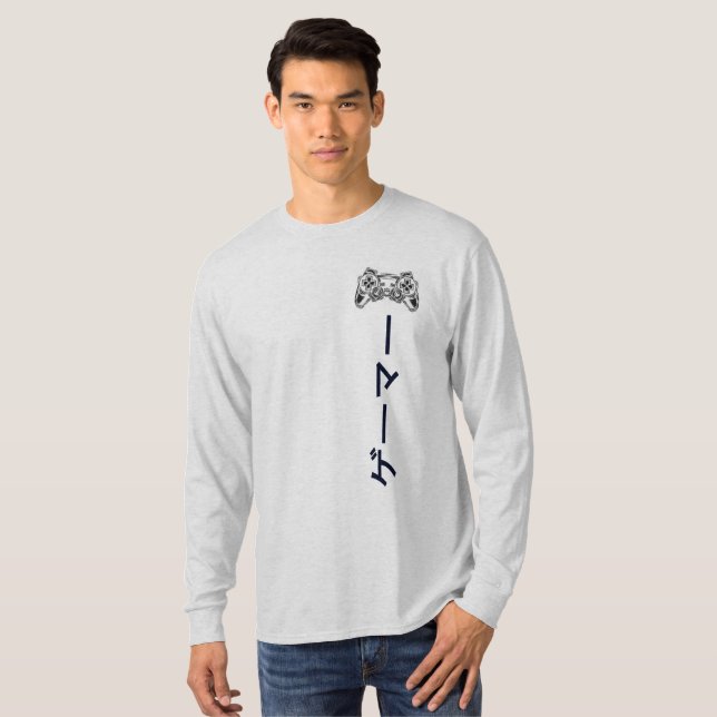 Camiseta ゲ・ マ・GAMER Long Sleeve T-Shirt (Anverso completo)