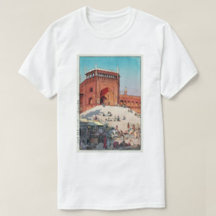 Camiseta ジ ャ マ・・マ ス ド, Jama Masjid, Delhi, Hiroshi Yoshida