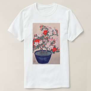 Camiseta ツ ツ ジ の 栽, 小 sniht Bonsai Azalea, Ohara Koson, Uki