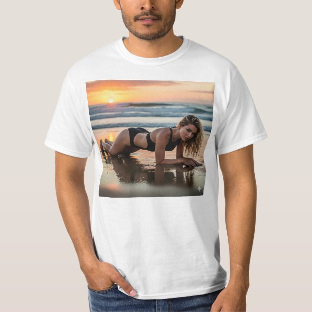 CAMISETA ハワイ発ハイレグ水着美女の妖艶なグラビア (Anverso)