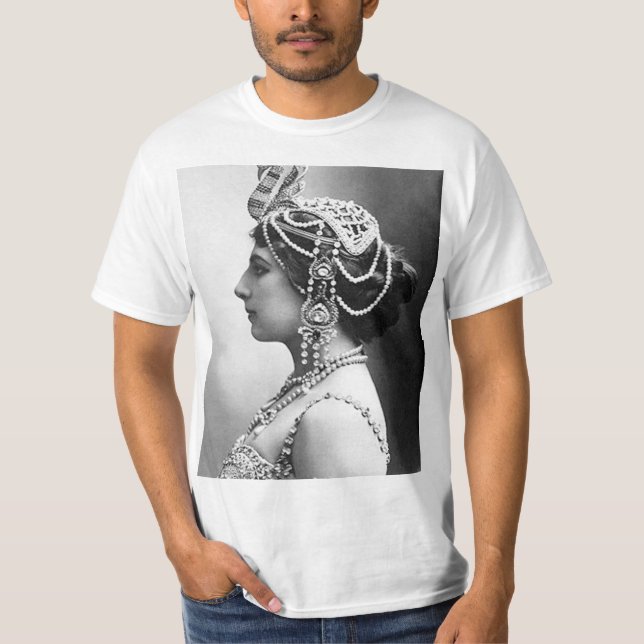 Camiseta マタ・ハリ（Mata Hari）ことマルハレータ・ヘールトロイダ・ゼレ（Margaretha Gee (Anverso)