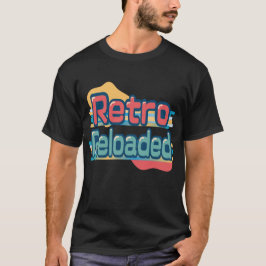 Camiseta レトロTRetro Reloaded  Bold Vintage Style Graphic tee