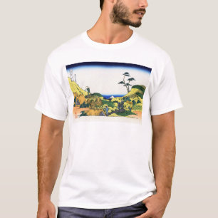 Camiseta 下 目 黒, 北 斎 Ver Mt.Fuji de Shimomeguro, Hokusai