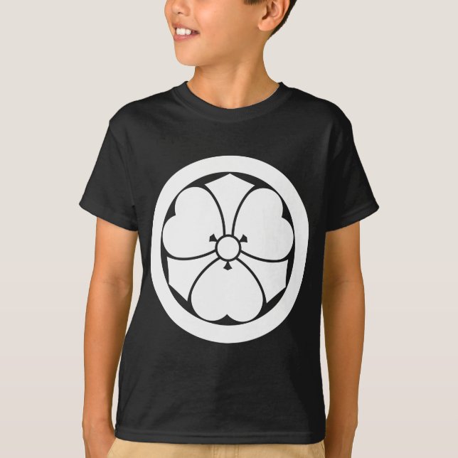 CAMISETA 丸に剣酢漿草 (Anverso)