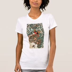 Camiseta 動 植 綵 絵(19)雪 中・, , snihtsni