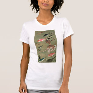 Camiseta 動 植 綵 絵(27)諸 魚, snihtsniht