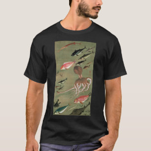 Camiseta 動 植 綵 絵(27)諸 魚, snihtsniht