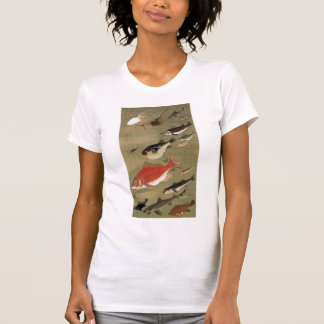 Camiseta 動 植 綵 絵(28)群 魚, snihtsniht