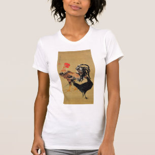 Camiseta 動 植 綵 絵(7)大 鶏 雌 htínmica, snihtsni