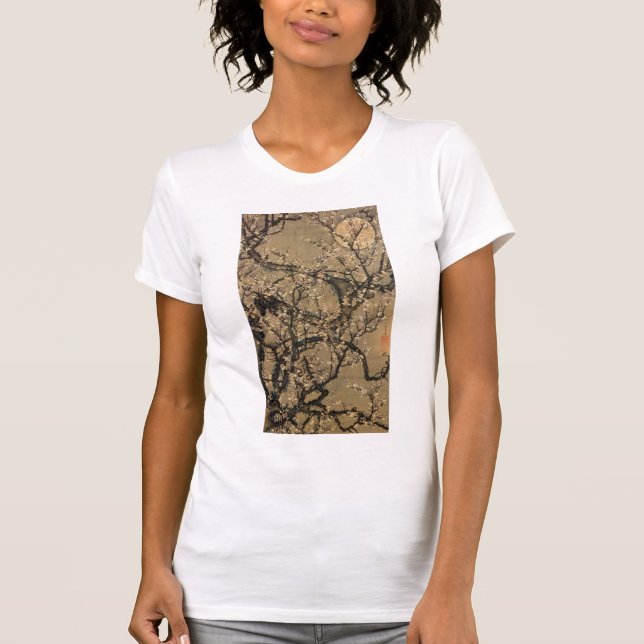 Camiseta 動 植 綵 絵(8)梅 花 晧 htémica,  (Anverso)