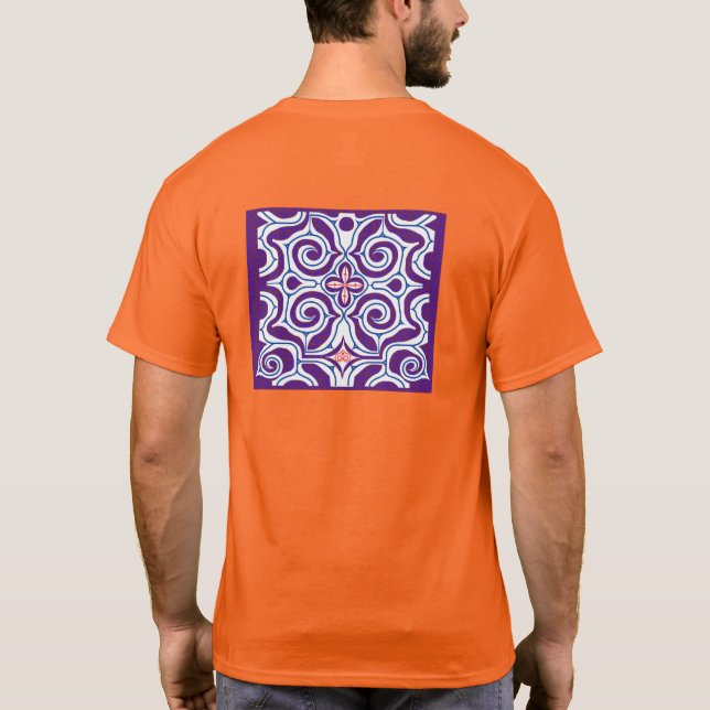 Camiseta 北海道　アイヌ柄　シャツ　Hokkaido Ainu pattern T-shirt (Reverso)
