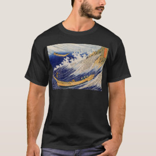 Camiseta 千 絵 の 海・州 銚 htém, htsnith Ocean Waves, Hokusai