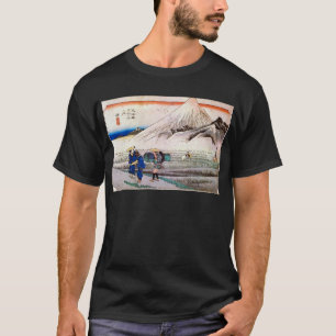 Camiseta 原 宿, 広 重 Hara-juku, Hiroshige, Ukiyo-e