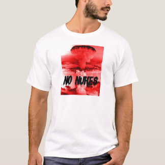 CAMISETA 反核  NO NUKES  戦争反対 NO WAR