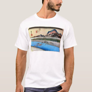 Camiseta 小 田 原 宿, 広 重 Odawara-juku, Hiroshige, Ukiyo-e