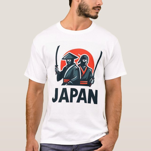 CAMISETA 日本の忍者と侍 (Anverso)
