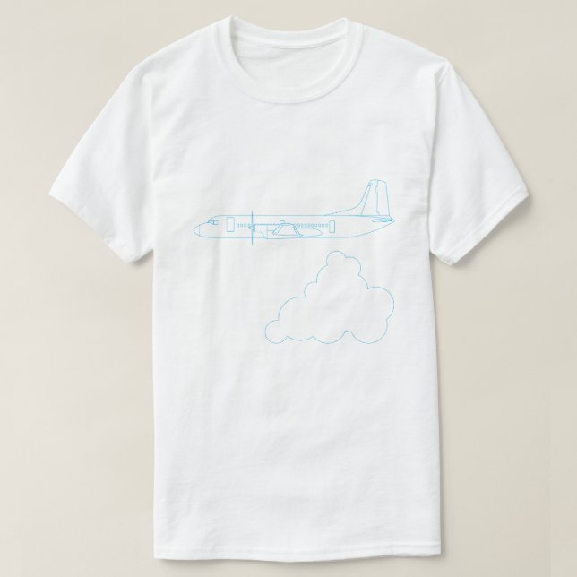 CAMISETA 日本の飛行機「YS-11」 (Diseño del anverso)