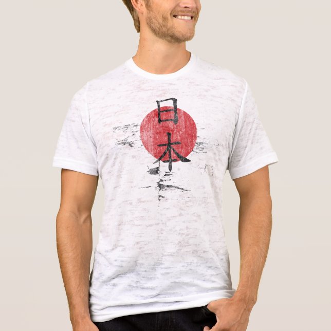 Camiseta 日 本 Nippon Grunge Vibes - Arte japonés (Anverso)