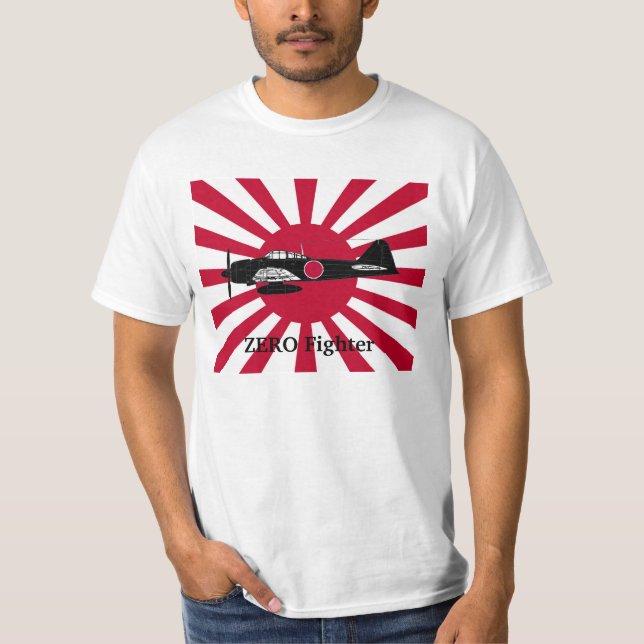 CAMISETA 旭日旗と零戦 (Anverso)