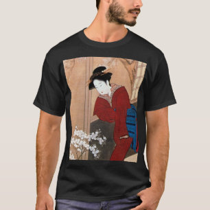 Camiseta 桜 の 花 と 女, 章 Flores de cerezo y una mujer, Shunsho