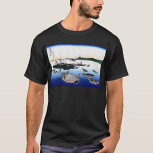 Camiseta 武 陽 佃 島, 北 斎 Ver Mt.Fuji desde Tsukudajima, Hokusa