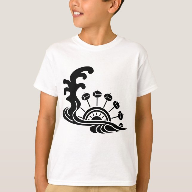 CAMISETA 水に水車 (Anverso)