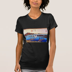 Camiseta 江 尻 宿, 広 Ejiri-juku, Hiroshige, Ukiyo-e