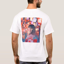 Camiseta 浴衣JK Tシャツ|寿司娘 GenerativeAI