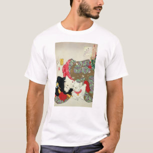 Camiseta 猫が好き, gatos del amor del 芳年 I, Yoshitoshi, Ukiyo-e