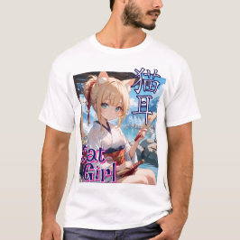 CAMISETA 猫耳娘が温泉に来た！