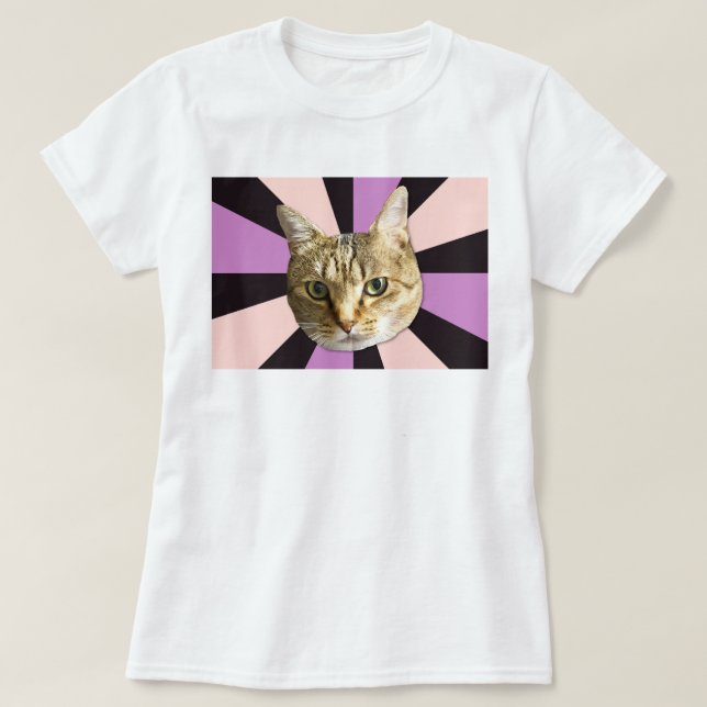 CAMISETA 猫 ( ねこ )　Tシャツ (Diseño del anverso)