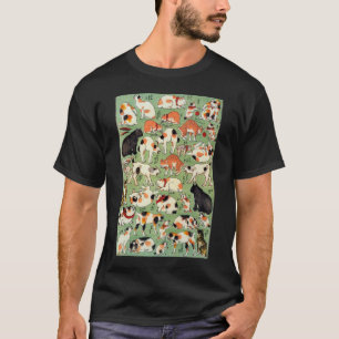 Camiseta 猫 尽 両 め 合, 芳 snietos de la era Edo, Yoshifuji, Uki