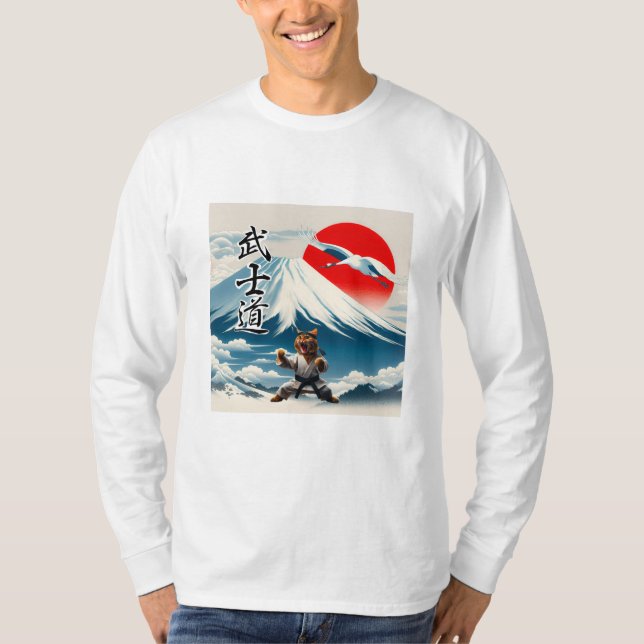 CAMISETA 空手ねこ (Anverso)