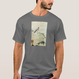 Camiseta 竹 と 雀, 可 Sparrow y Bambú (detalle), Kao