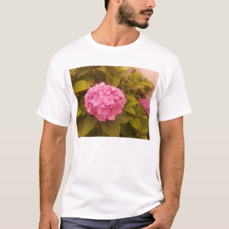 Camiseta 紫陽花Japanese Kanji Ajisai Hydrangea Flower Minimali
