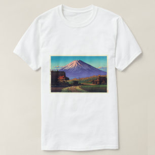Camiseta 船 津 の 富 士, Monte Fuji de Funatsu, Hasui Kawase