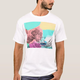 Camiseta 色＿波＿The Great Wave…color トートバッグ