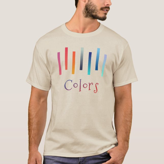 Camiseta 色 colores color’s  (Anverso)