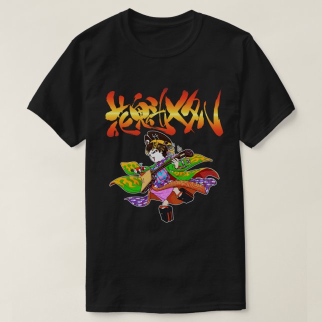 CAMISETA 花魁メタル2 OIRAN-METAL2 (Diseño del anverso)