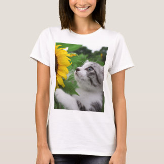 CAMISETA 野良猫ニャン吉【ひまわり】
