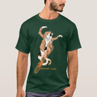 CAMISETA 雪遊び猫 Ａ