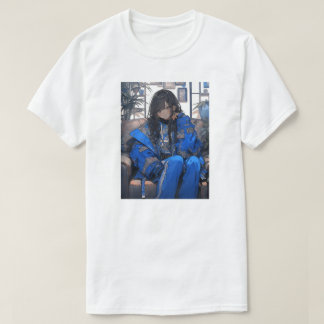 Camiseta 青春のインディゴ/Indigo Youth Tshirts | 東京娘 GenerartiveAI