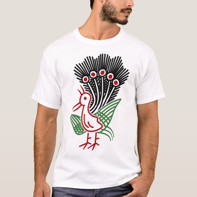 CAMISETA 麻雀牌 1索 イーソウロゴのみ-01 (Anverso)