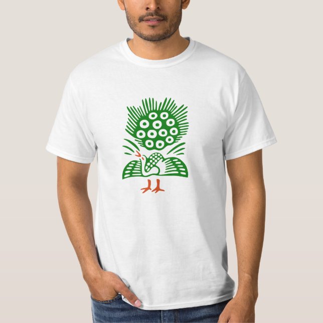 Camiseta 麻雀Tシャツ「イーソー」 1Bamboo (Anverso)