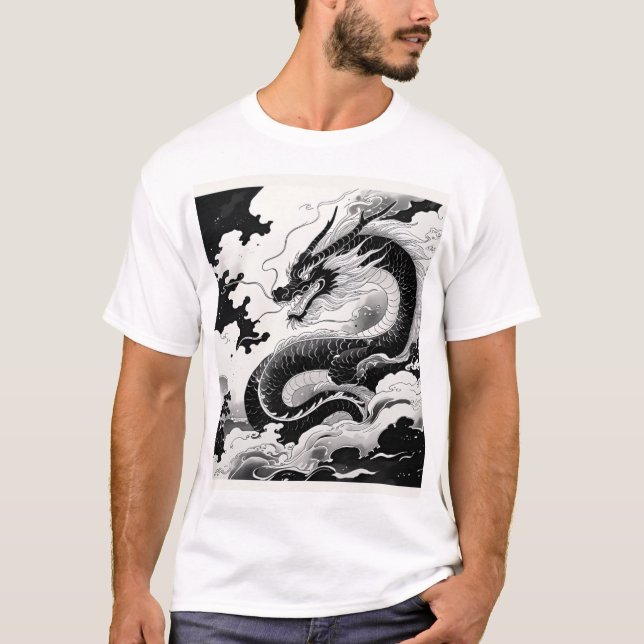 CAMISETA 龍の神聖な力 (Anverso)
