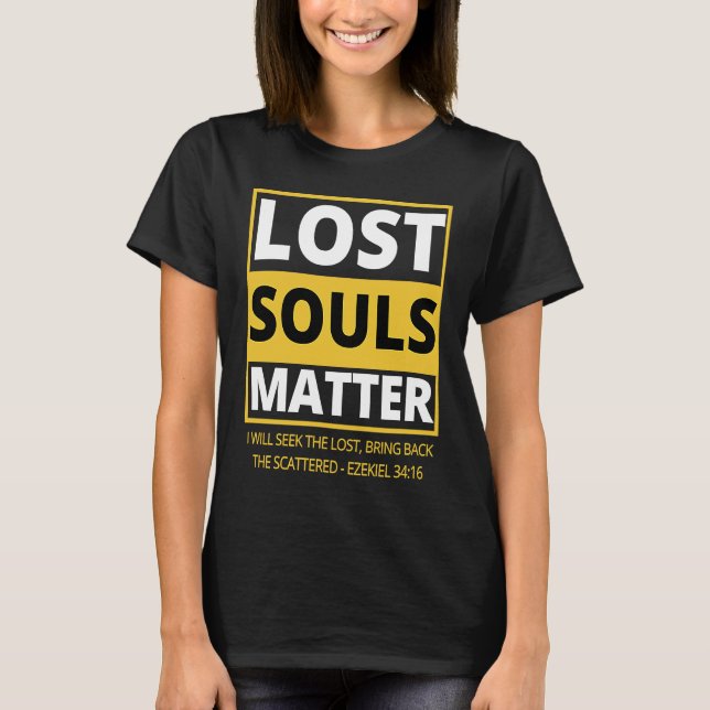 Camiseta 00031 Stylish Lost Souls Matter (Anverso)