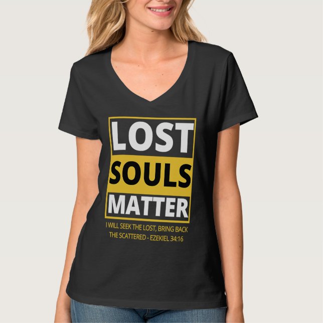 Camiseta 00031 Stylish Lost Souls Matter (Anverso)