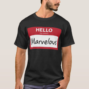 Camiseta 001 maravillosos